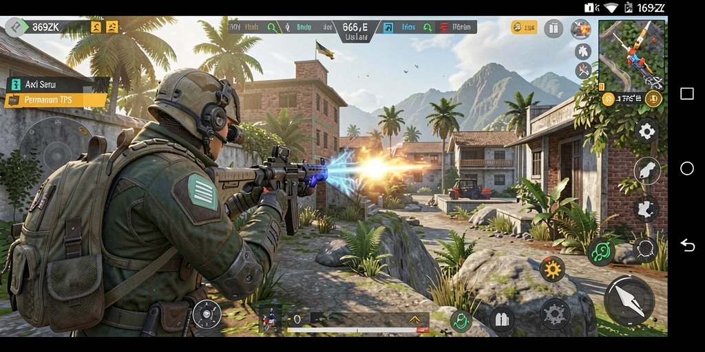 Tampilan gameplay seru dan mendebarkan dalam 369ZK.