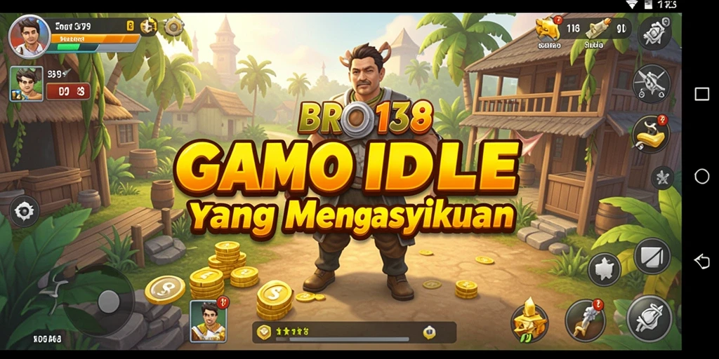 Tampilan gameplay BRO138 yang menarik dengan elemen Idle