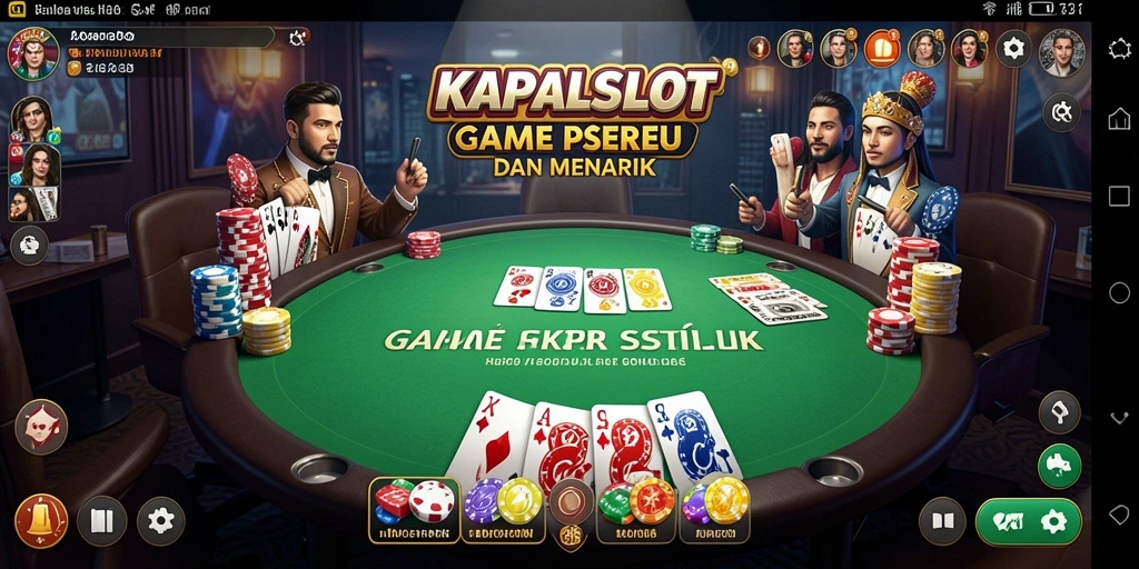 Tampilan dinamis gameplay KAPALSLOT yang menegangkan.