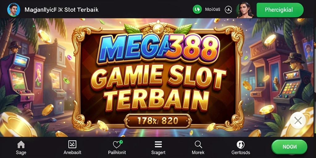 Tampilan menarik dalam gameplay Slot MEGA388 dengan berbagai tema.