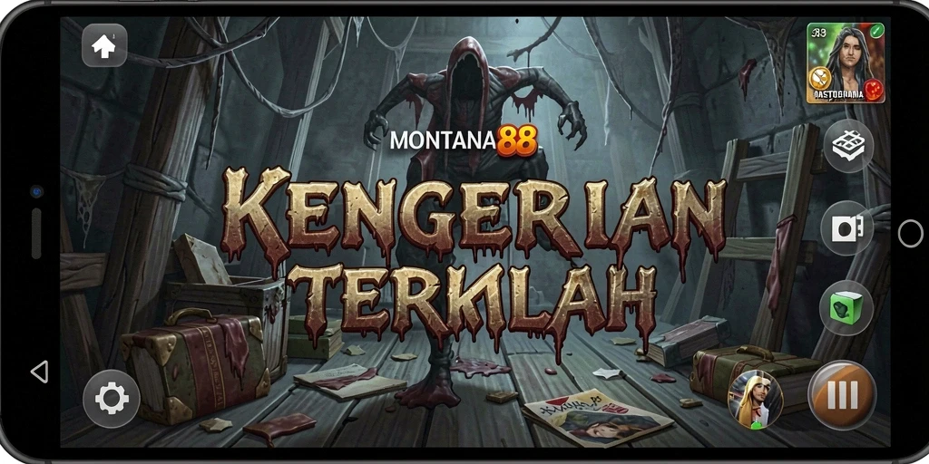Screenshot menampilkan suasana mencekam dalam gameplay MONTANA88.