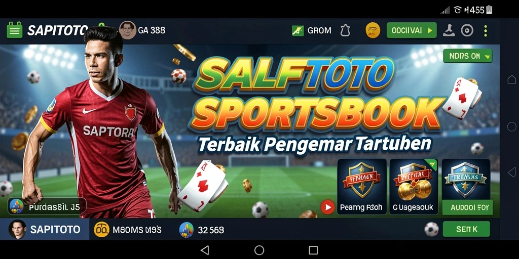 Gameplay SAPITOTO yang interaktif dan menarik saat taruhan berlangsung.