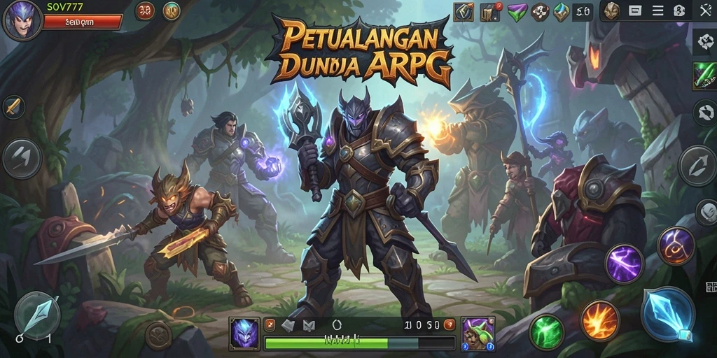 Screenshot SOV777 menampilkan aksi seru dalam game ARPG.