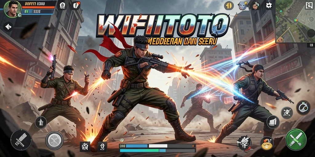 Tangkapan layar WIFITOTO menunjukkan aksi pertarungan yang seru dan intens.